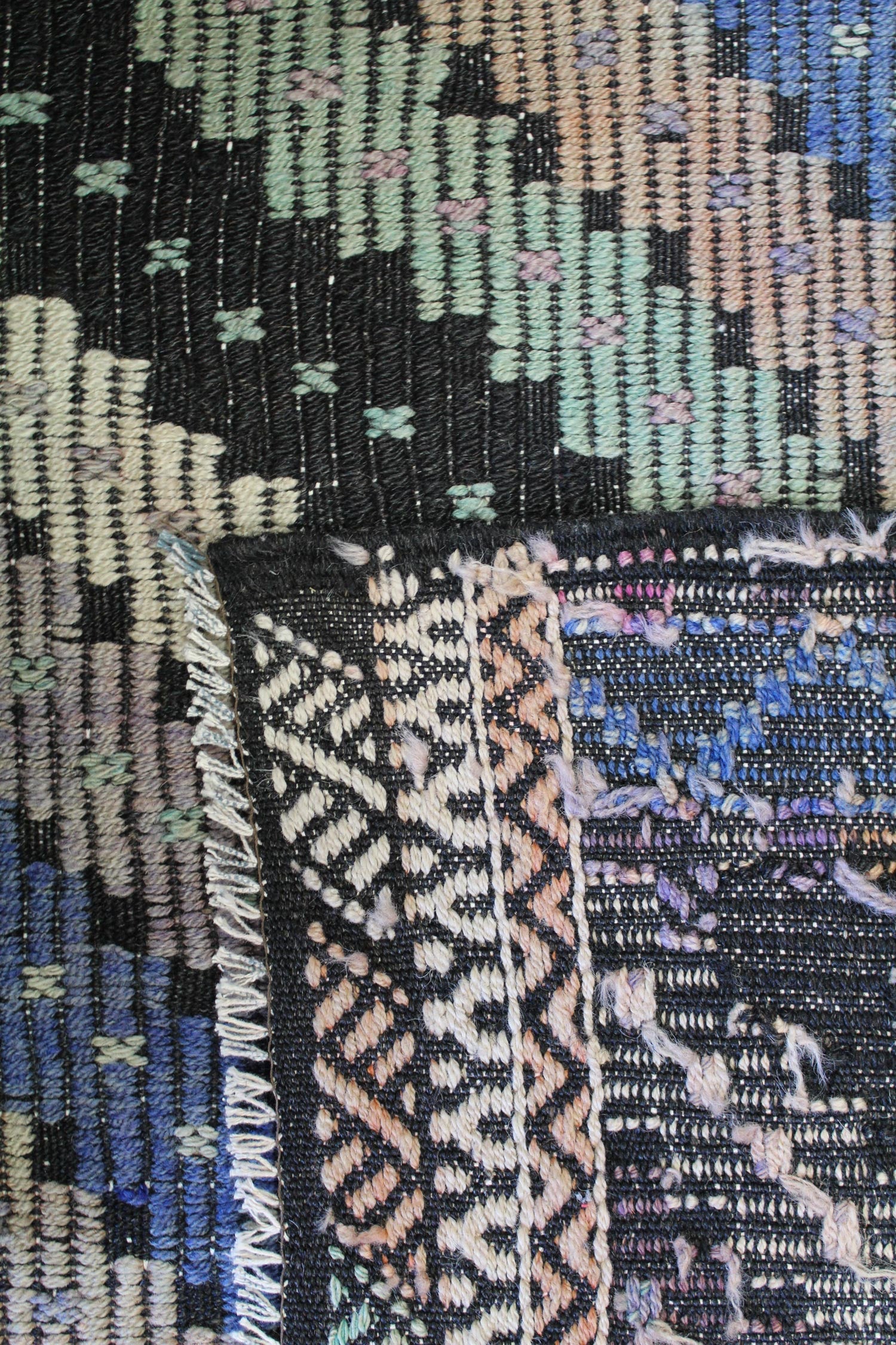 Vintage Jijim Handwoven Tribal Rug, J59087