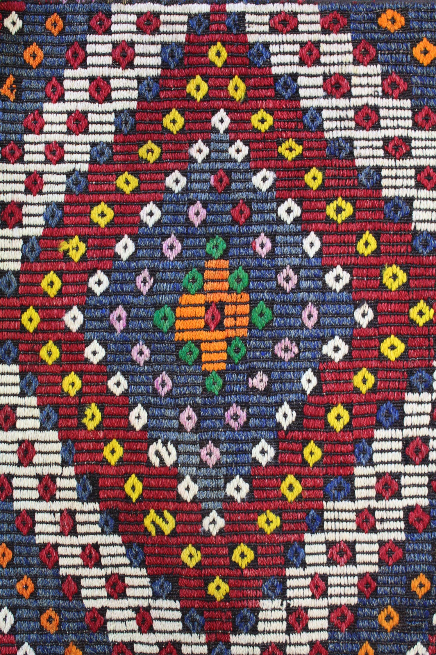 Vintage Jijim Handwoven Tribal Rug, J59116