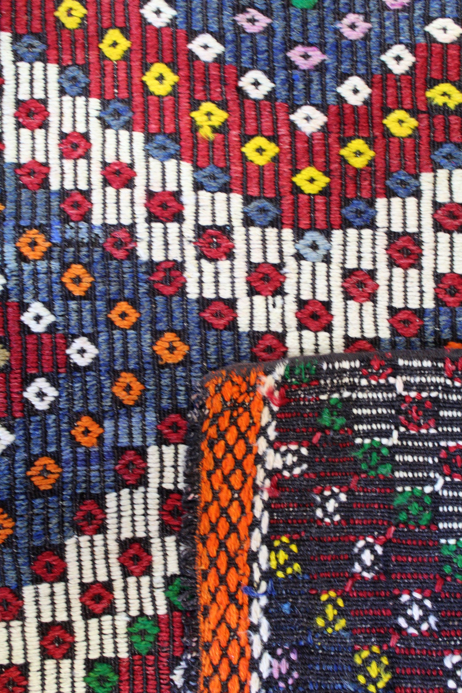 Vintage Jijim Handwoven Tribal Rug, J59116