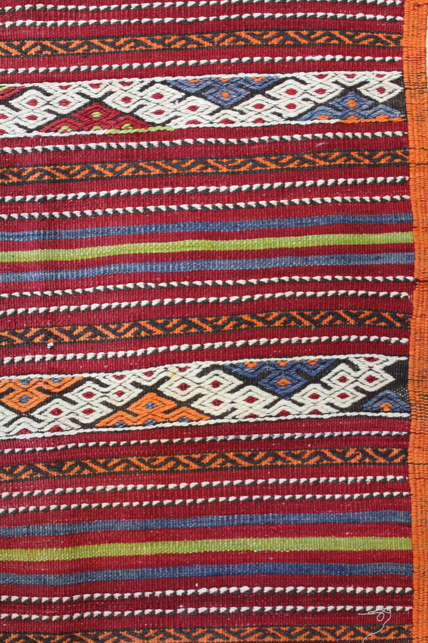 Vintage Jijim Handwoven Tribal Rug, J59447