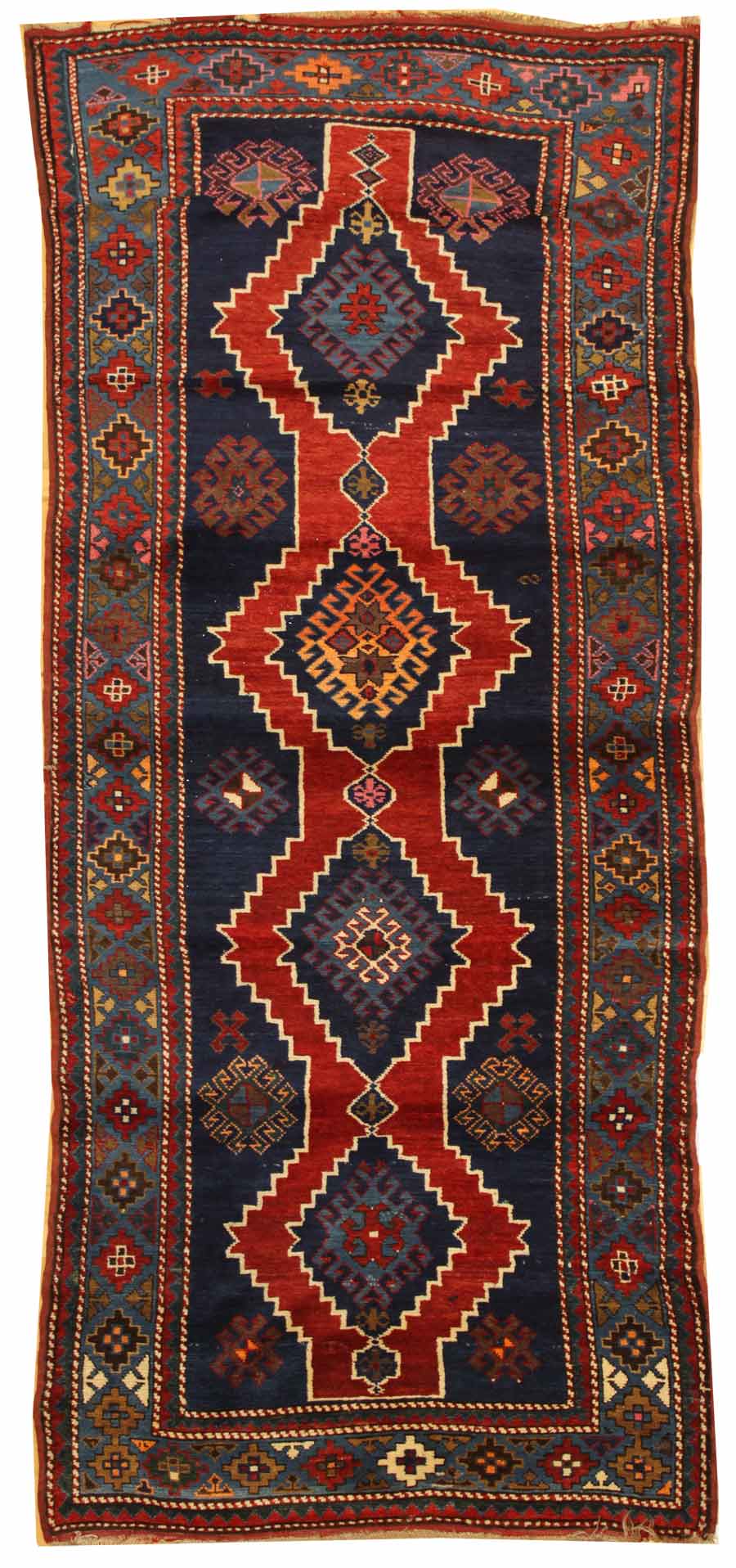 Antique Karabagh Handwoven Tribal Rug