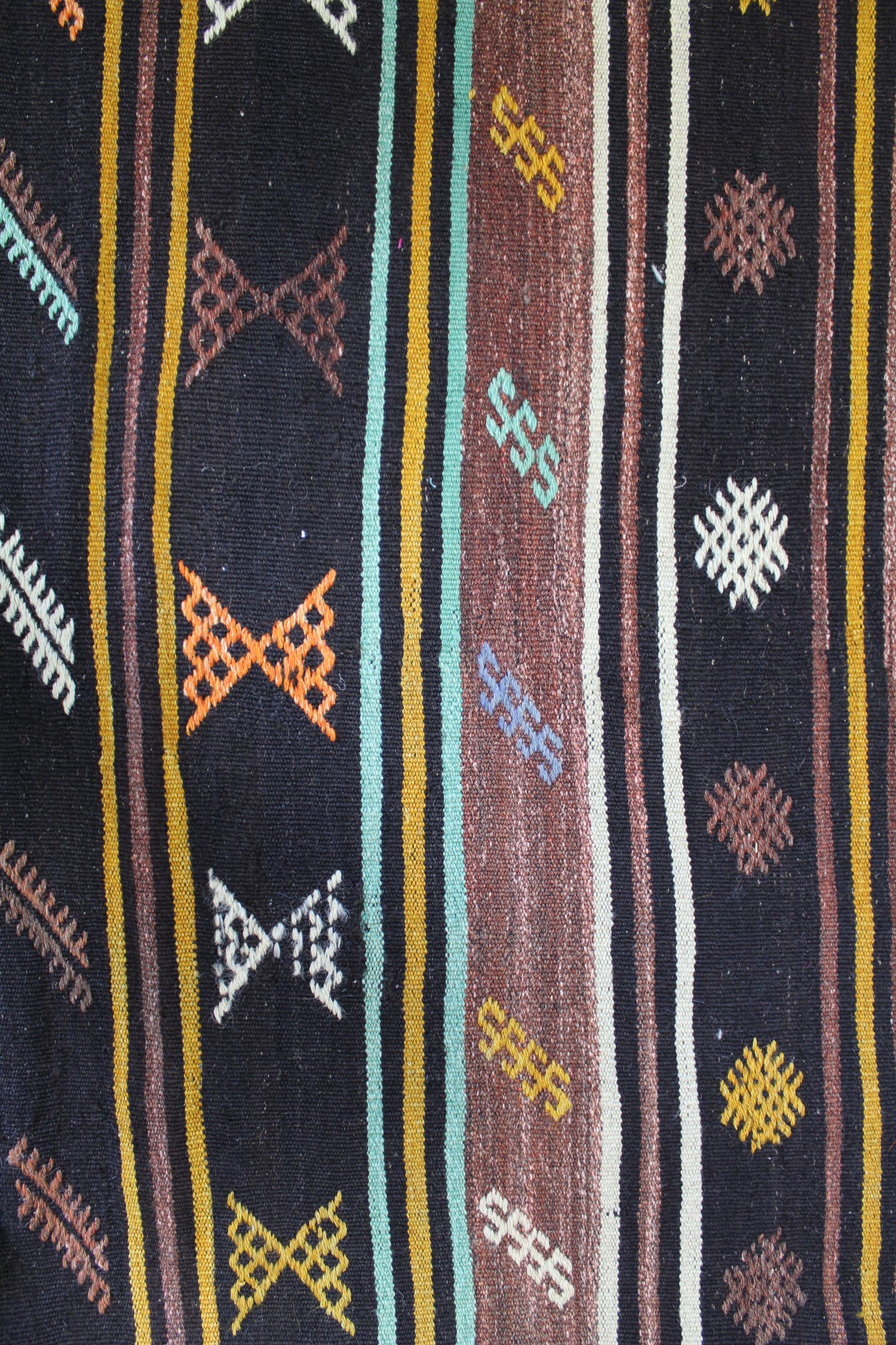 Vintage Kil Kilim Handwoven Tribal Rug, J59112