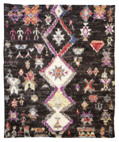 Moroccan Handwoven Tribal Rug