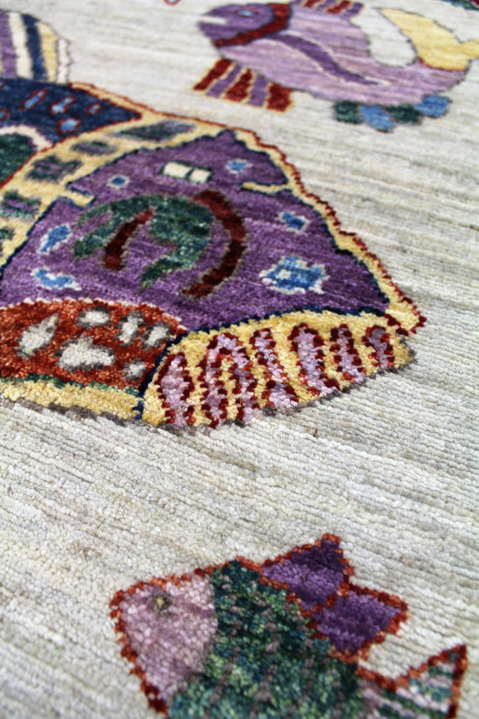 Big Fish Handwoven Contemporary Rug | Landry & Arcari