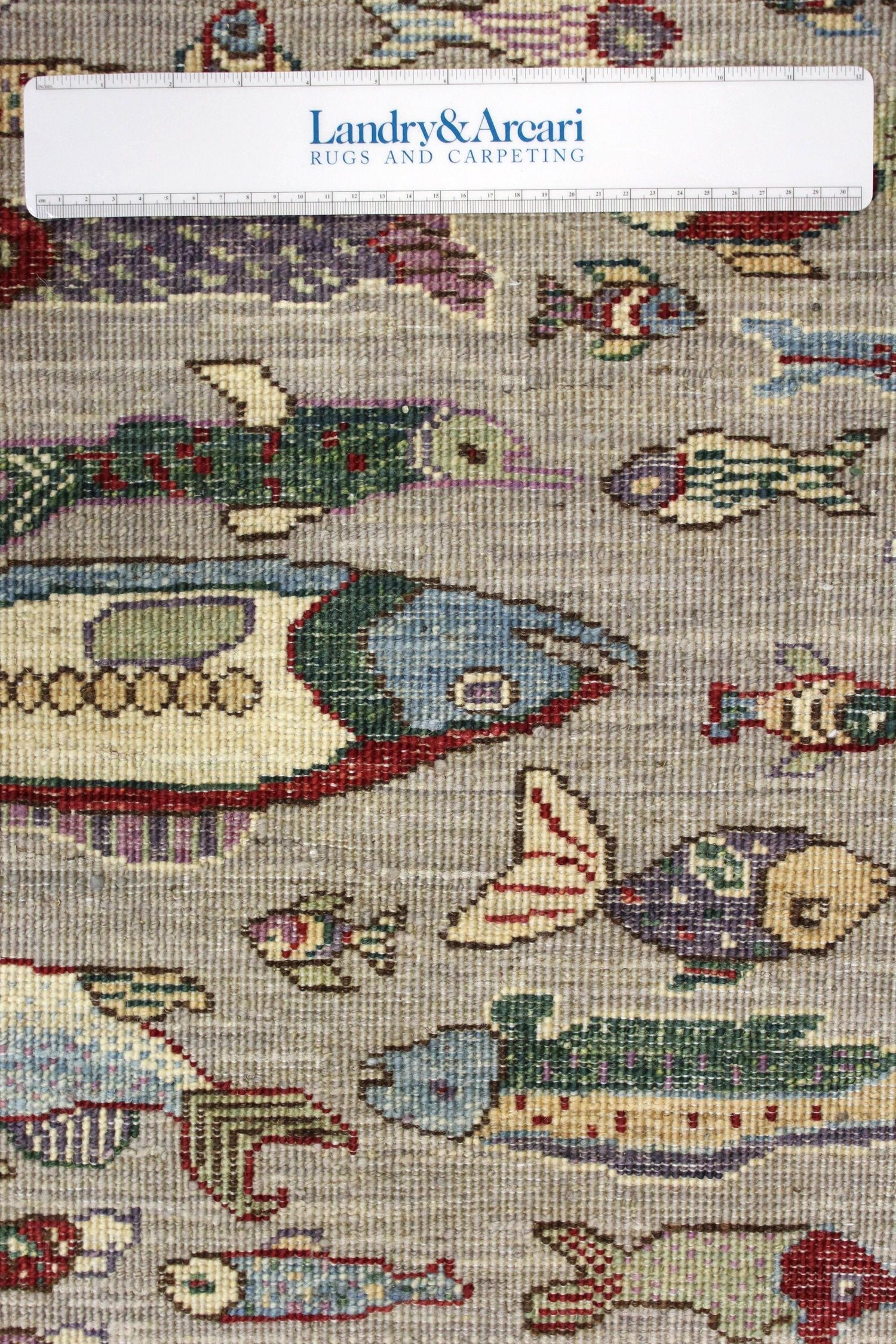 Big Fish Handwoven Contemporary Rug, J69773