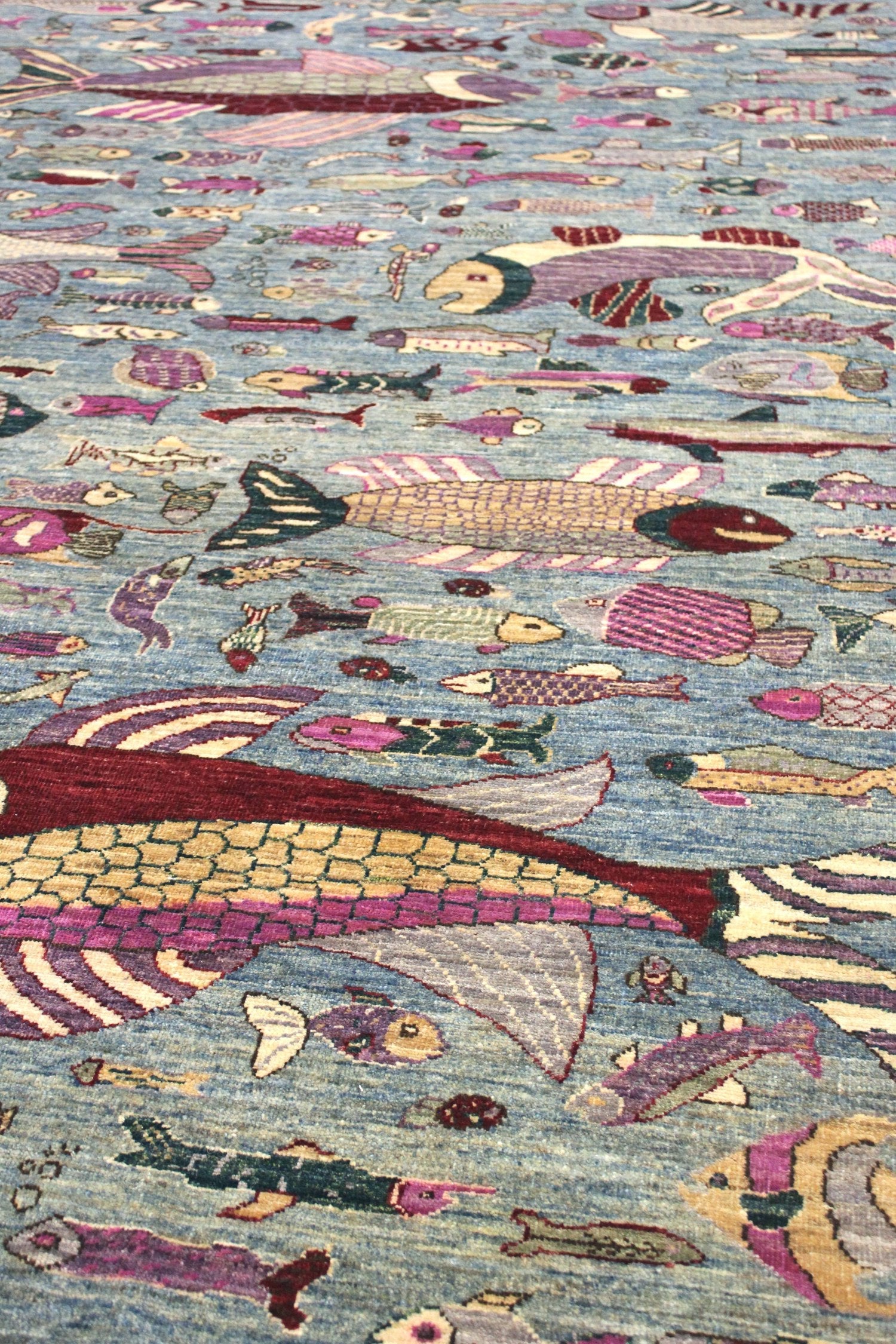 Big Fish Handwoven Contemporary Rug | Landry & Arcari