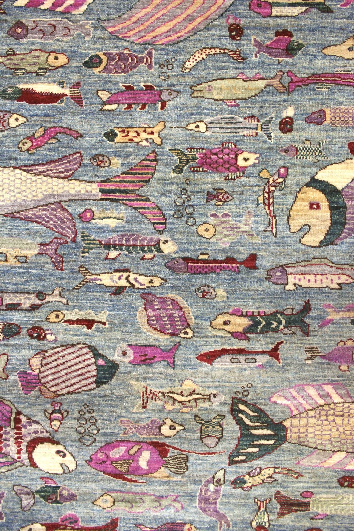 Big Fish Handwoven Contemporary Rug | Landry & Arcari
