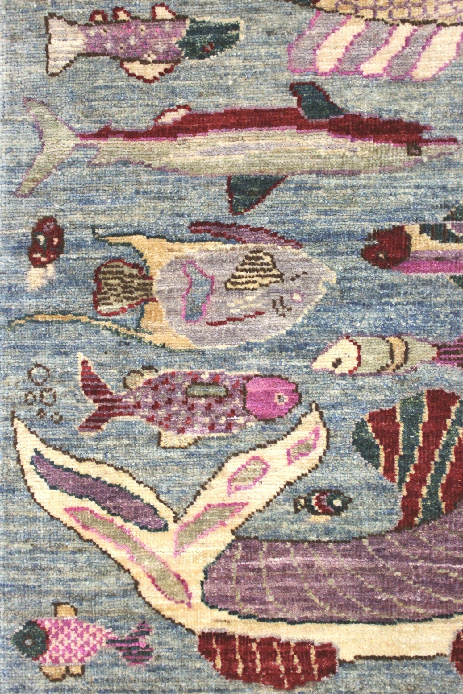 Big Fish Handwoven Contemporary Rug | Landry & Arcari