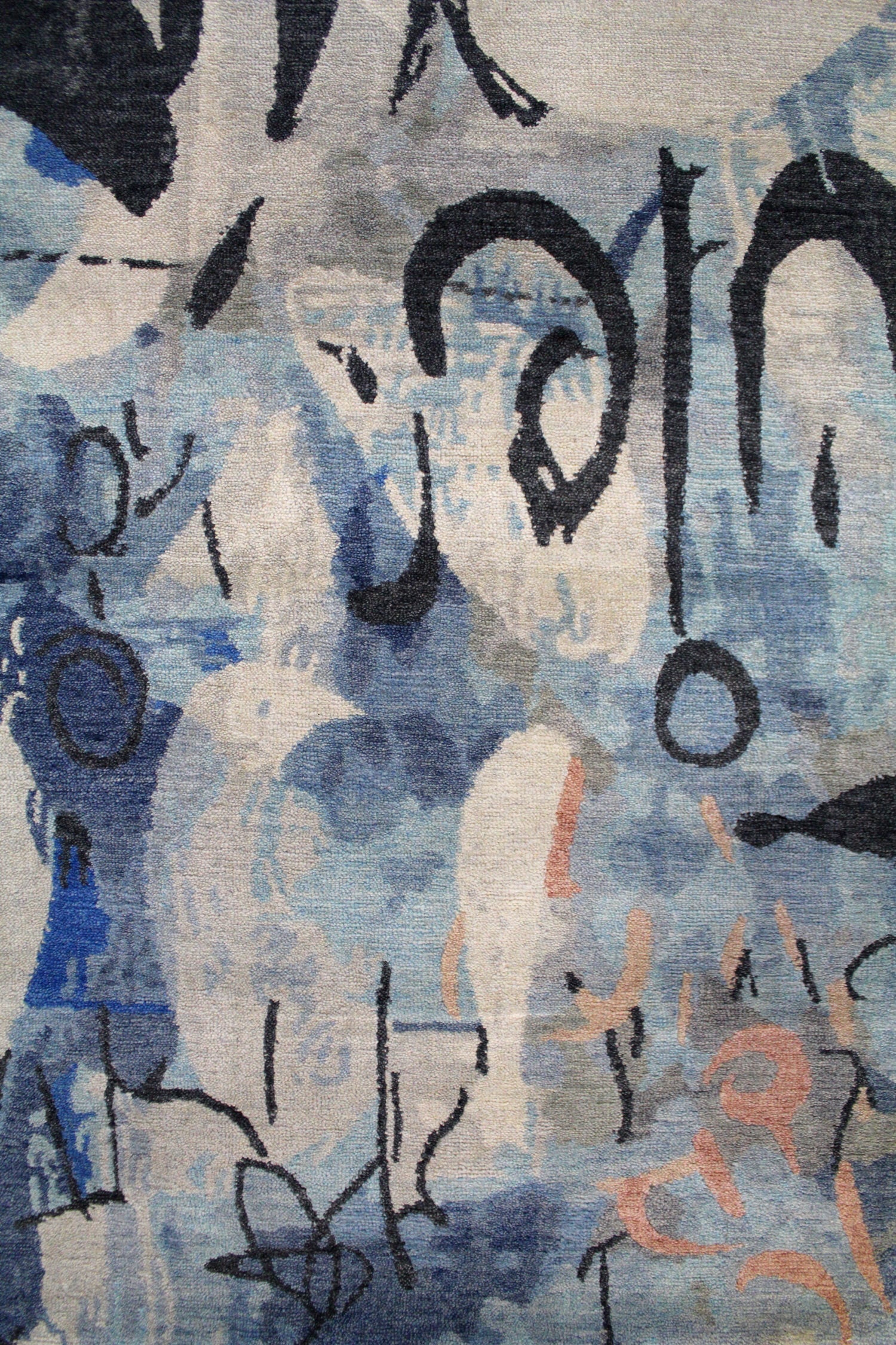 Blue Moon Handwoven Contemporary Rug | Landry & Arcari