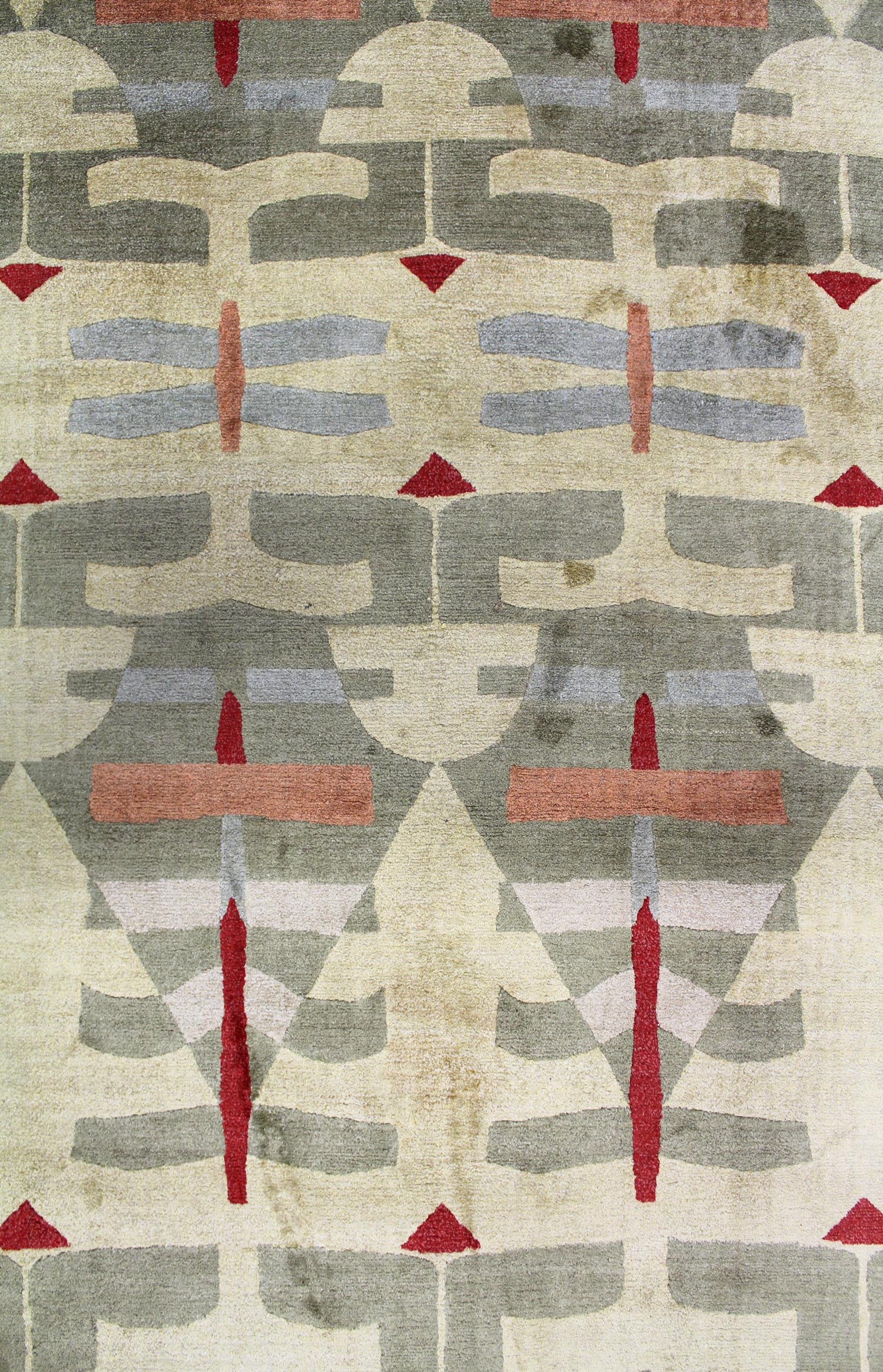 Bold Geometric Handwoven Contemporary Rug | Landry & Arcari
