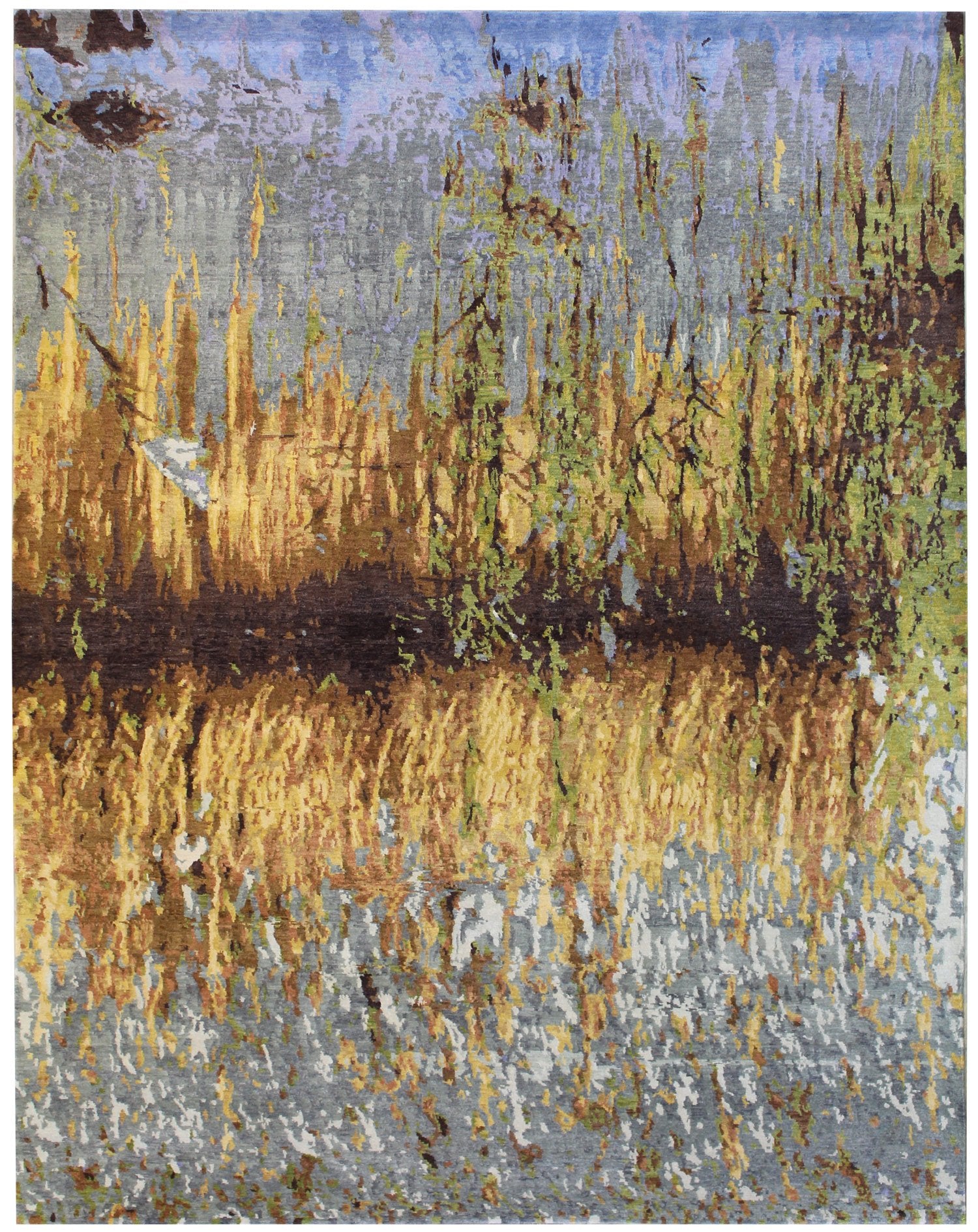 By The Lake Handwoven Contemporary Rug