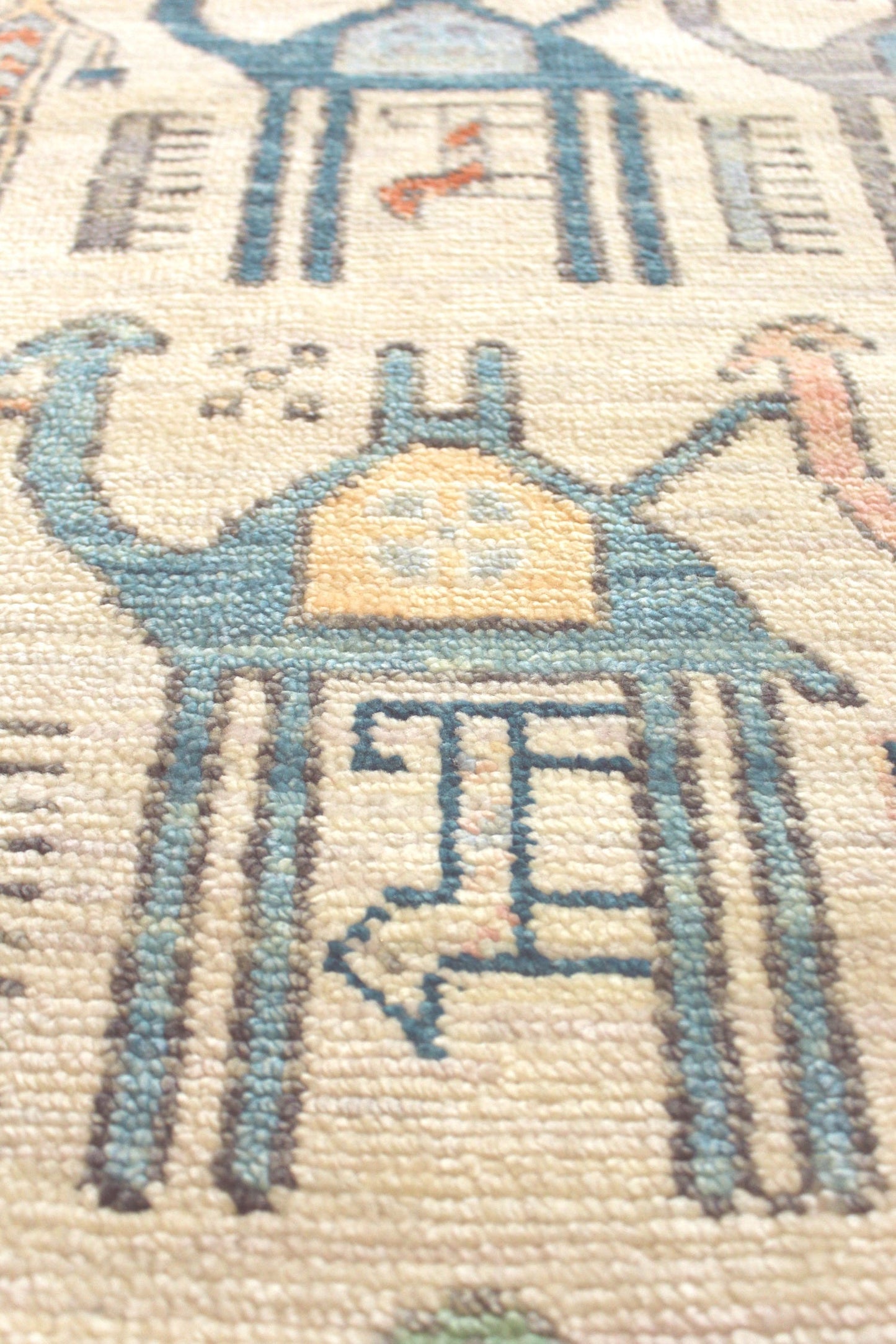 Camels Handwoven Contemporary Rug, J69911