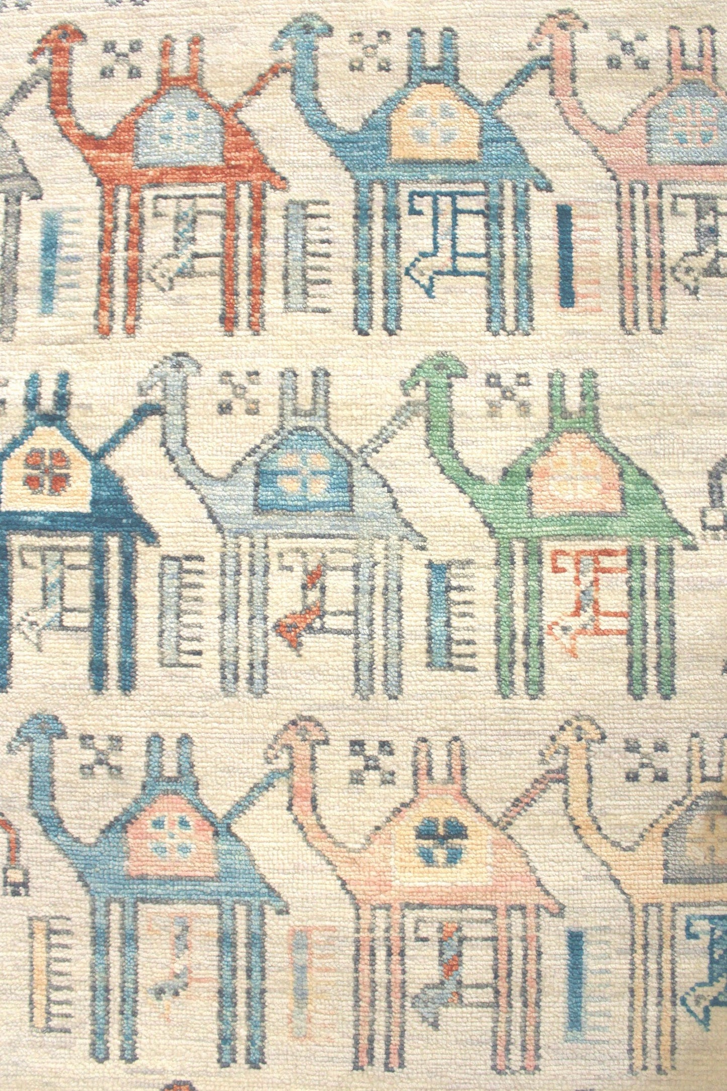 Camels Handwoven Contemporary Rug, J69911