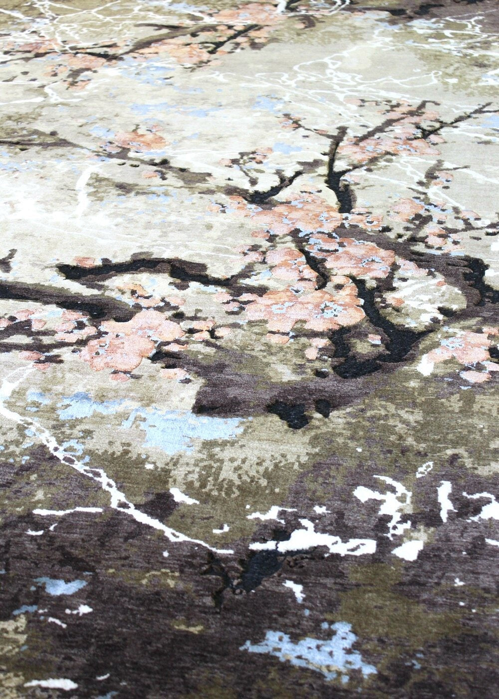 Cherry Blossom Handwoven Contemporary Rug | Landry & Arcari