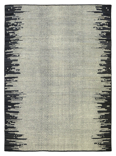 Dew Drop High Low Handwoven Contemporary Rug