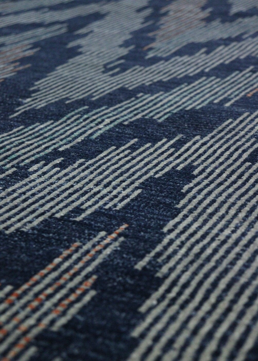 Flame Stitch Handwoven Contemporary Rug | Landry & Arcari