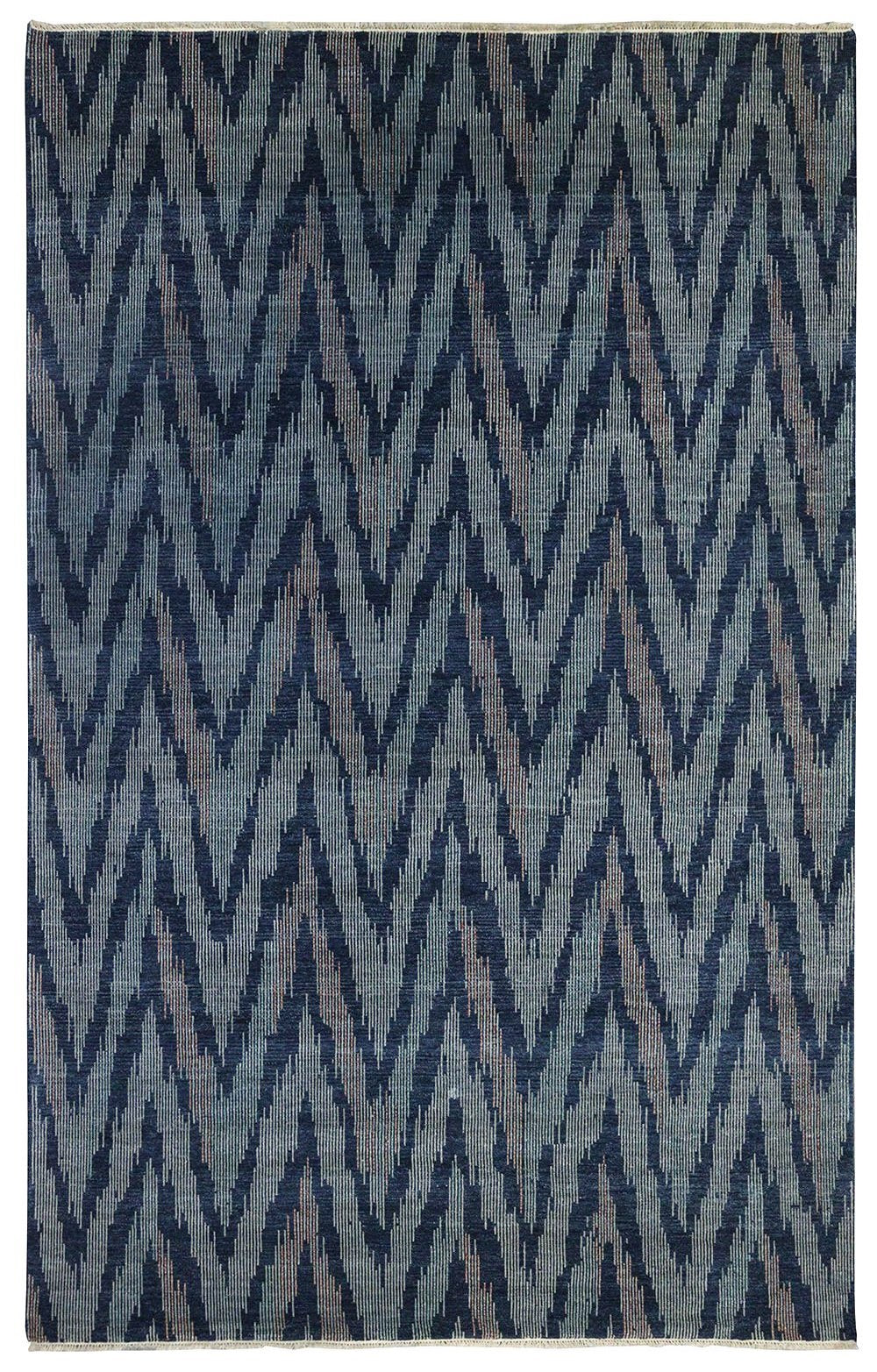 Flame Stitch Handwoven Contemporary Rug | Landry & Arcari