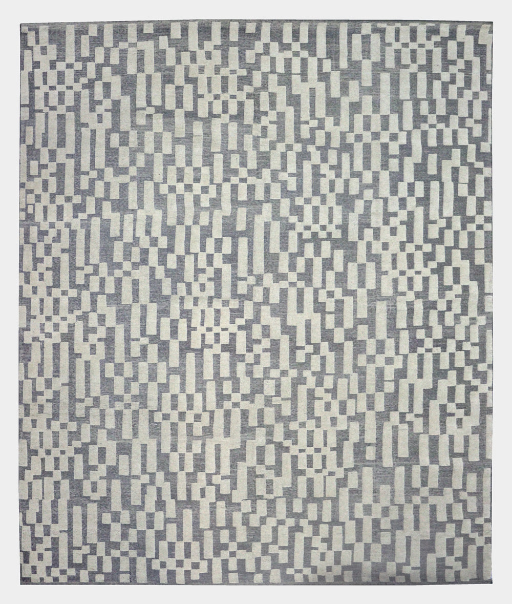 Labyrinth Handwoven Contemporary Rug