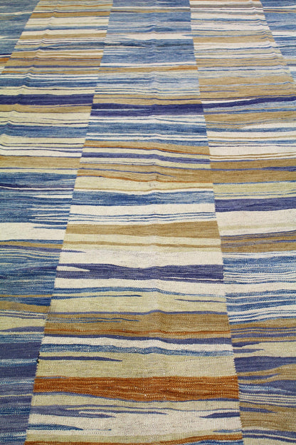 Modern Kilim Handwoven Contemporary Rug, J63198