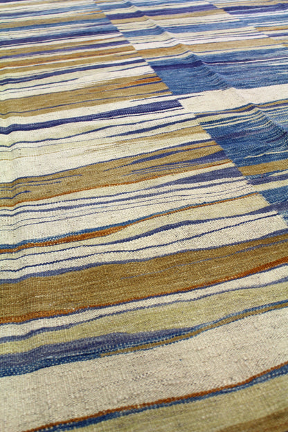 Modern Kilim Handwoven Contemporary Rug, J63198