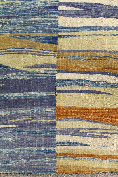 Modern Kilim Handwoven Contemporary Rug, J63198