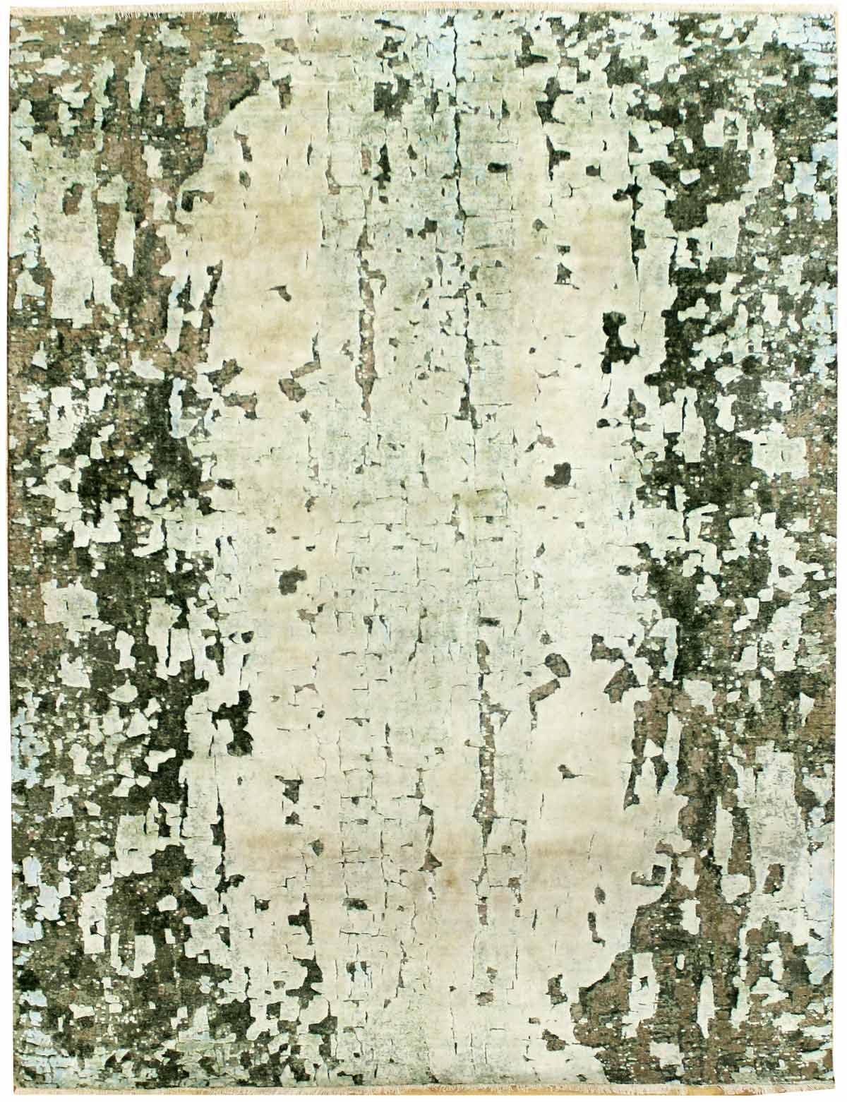 Patinated Look Handwoven Contemporary Rug