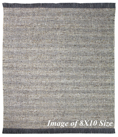 Rustic Diagonal Handwoven Contemporary Rug