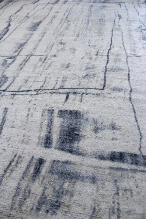 Salt Flats Handwoven Contemporary Rug, J68651