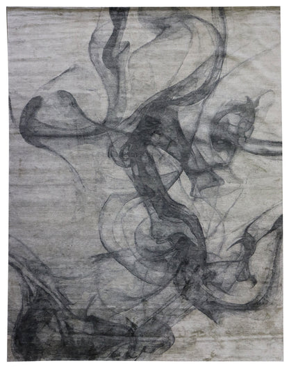 Smoke Handwoven Contemporary Rug