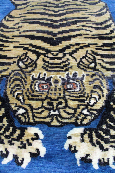 Bahai Semi Worsted Handwoven Contemporary Rug | Landry & Arcari