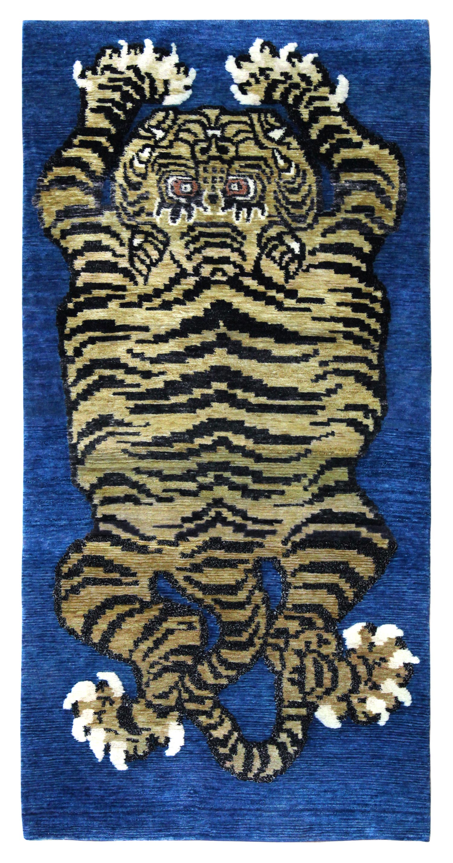 Tiger King Handwoven Contemporary Rug