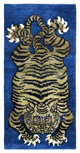 Bahai Semi Worsted Handwoven Contemporary Rug | Landry & Arcari