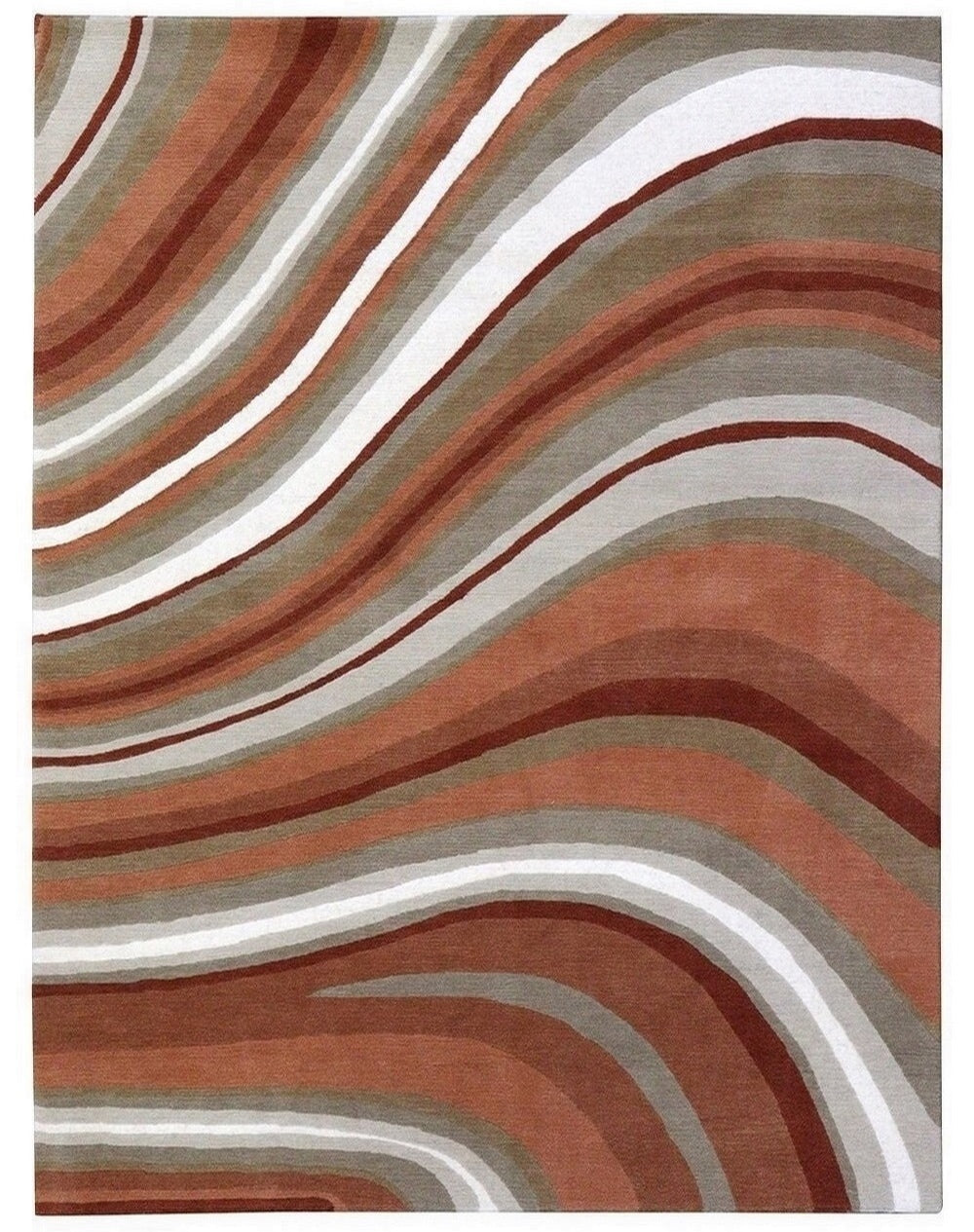 Wave Handwoven Contemporary Rug | Landry & Arcari