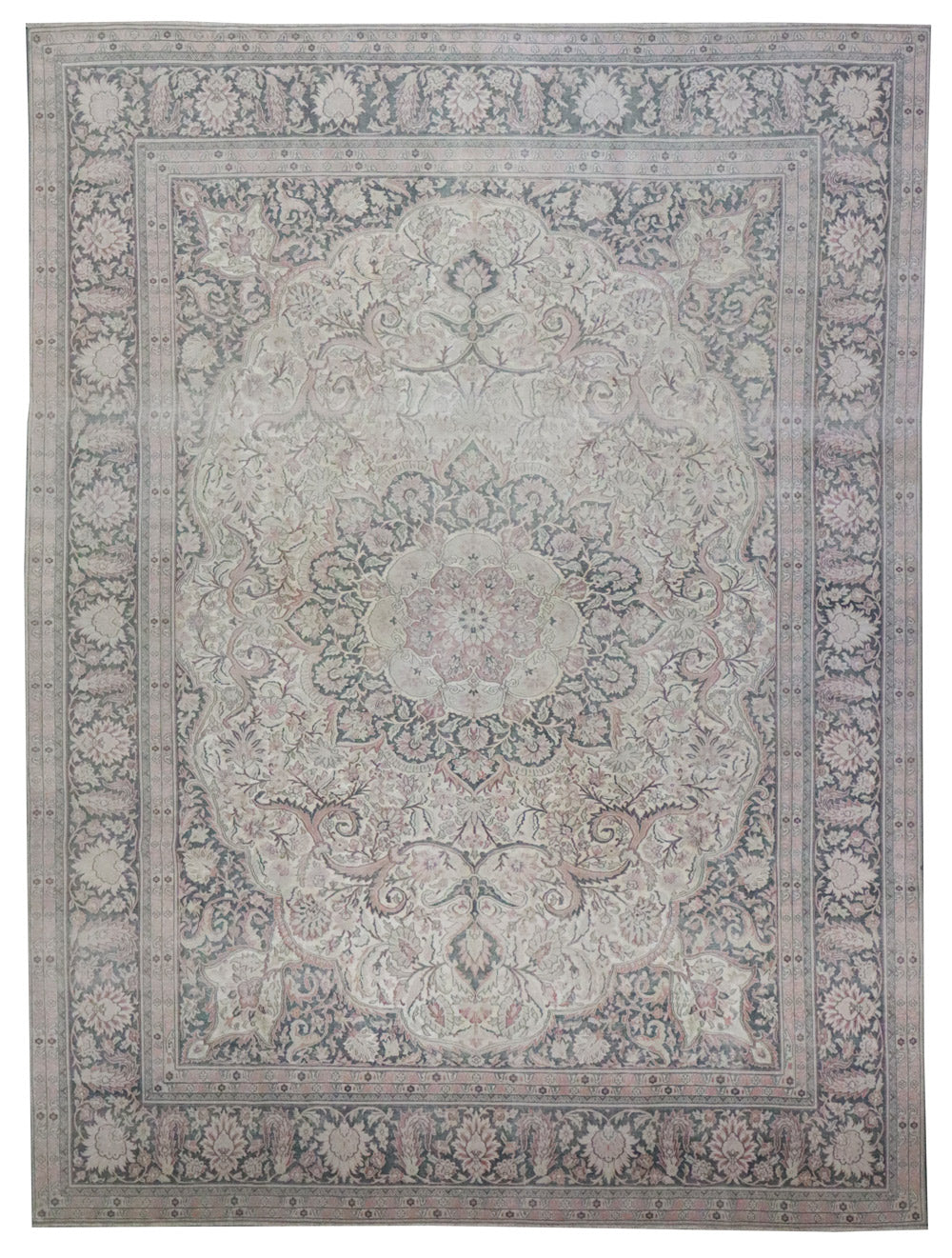 Vintage Agra Handwoven Traditional Rug