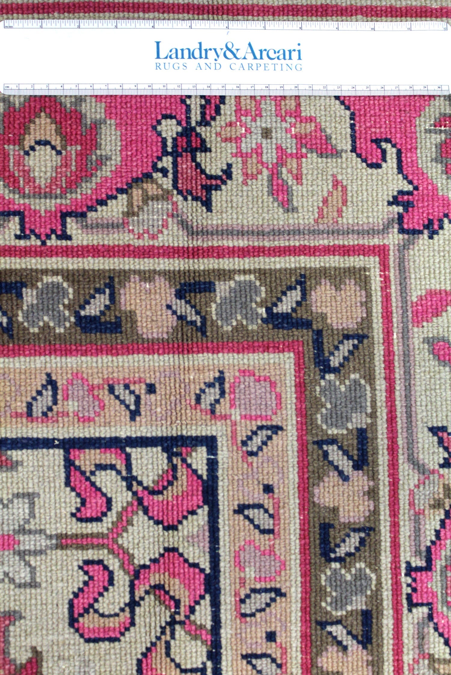 Vintage Amritsar Handwoven Traditional Rug | Landry & Arcari