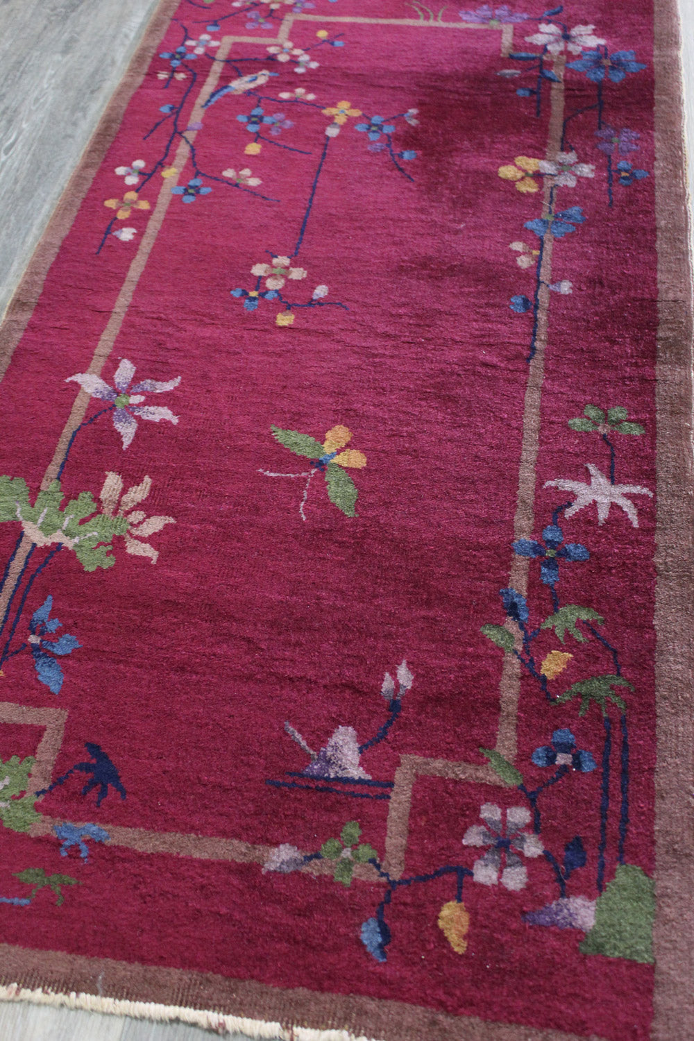 Antique Art Deco Handwoven Traditional Rug, JF8639