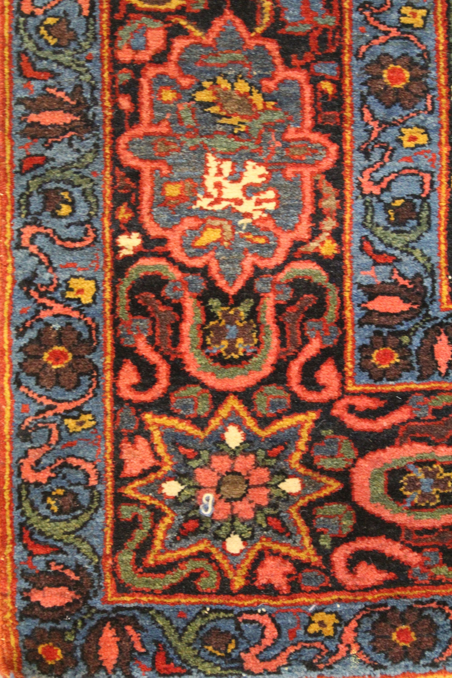 Antique Bakhtiari Handwoven Traditional Rug, J63648