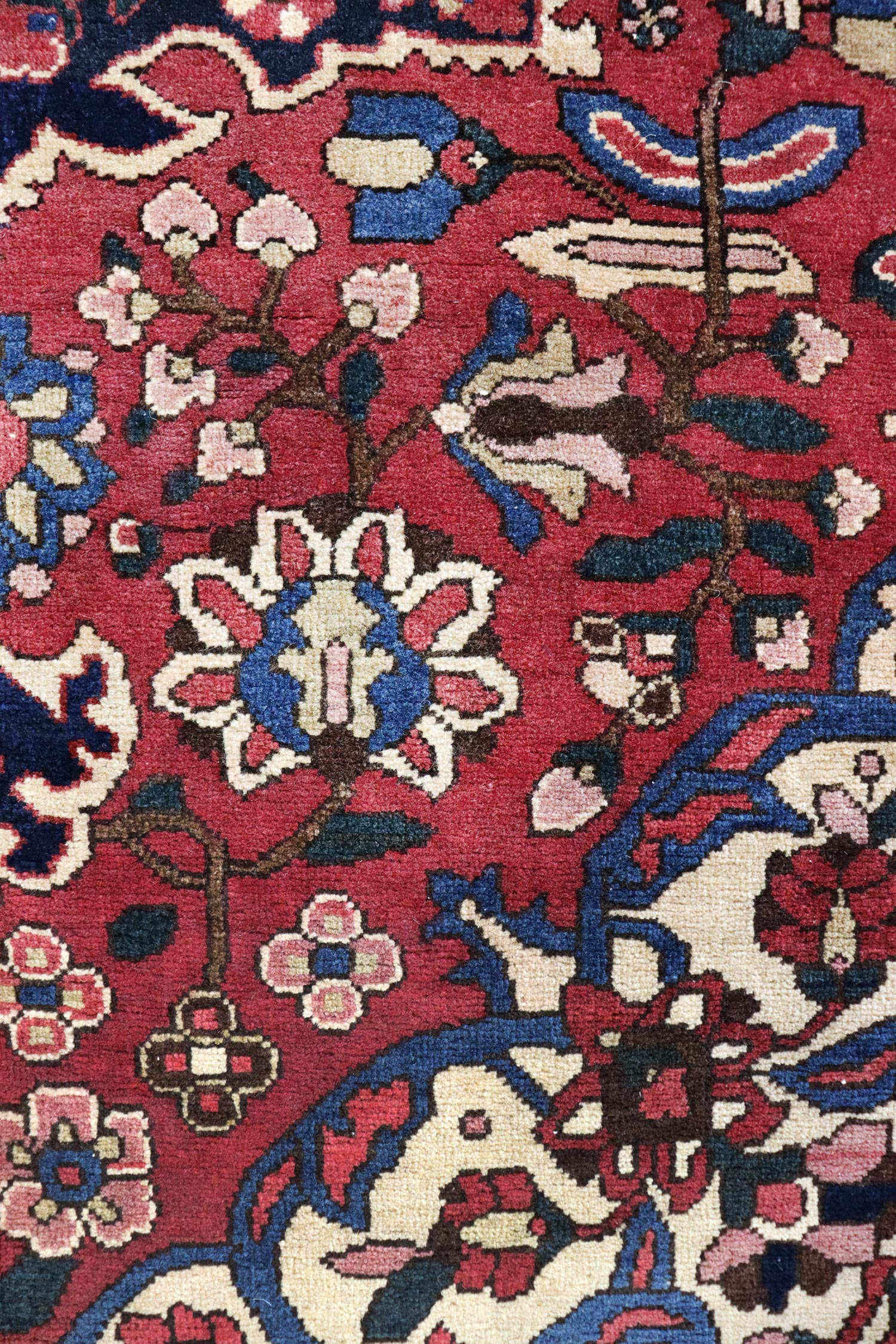 Vintage Bakhtiari Handwoven Traditional Rug, J65469