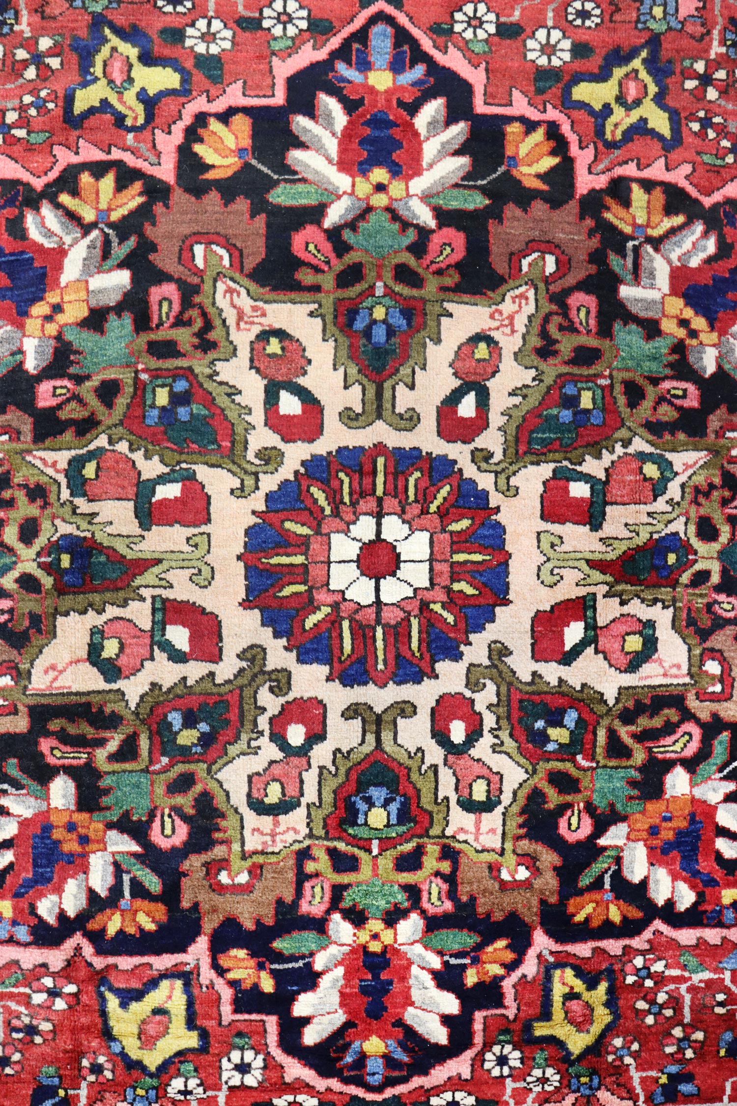 Vintage Bakhtiari Handwoven Traditional Rug, J65472
