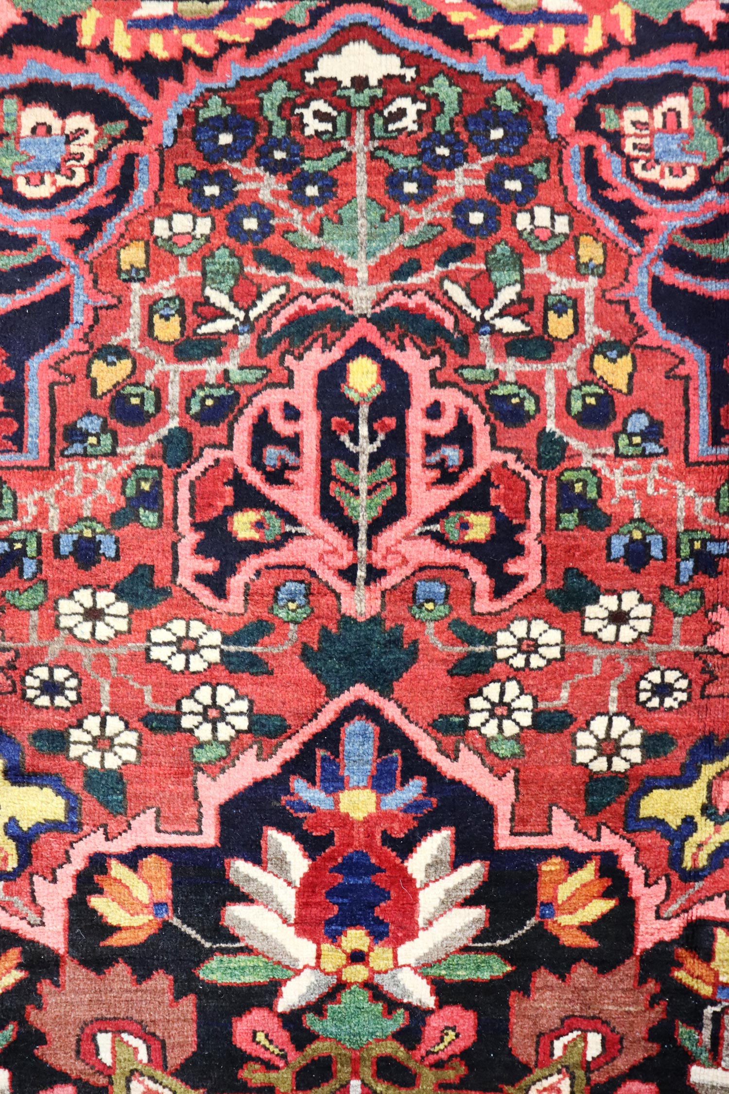 Vintage Bakhtiari Handwoven Traditional Rug, J65472