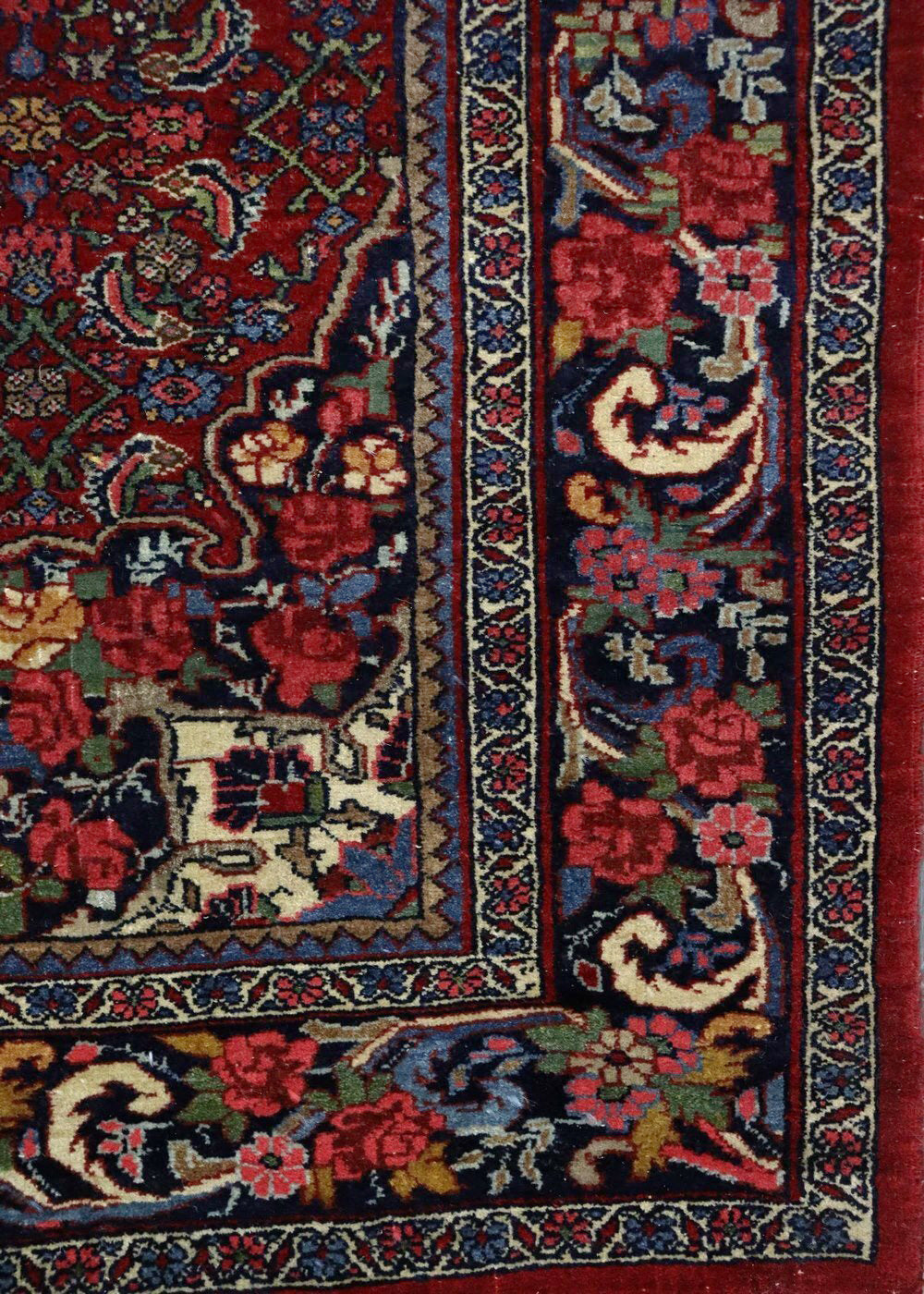 Antique Bijar Handwoven Traditional Rug, J68070