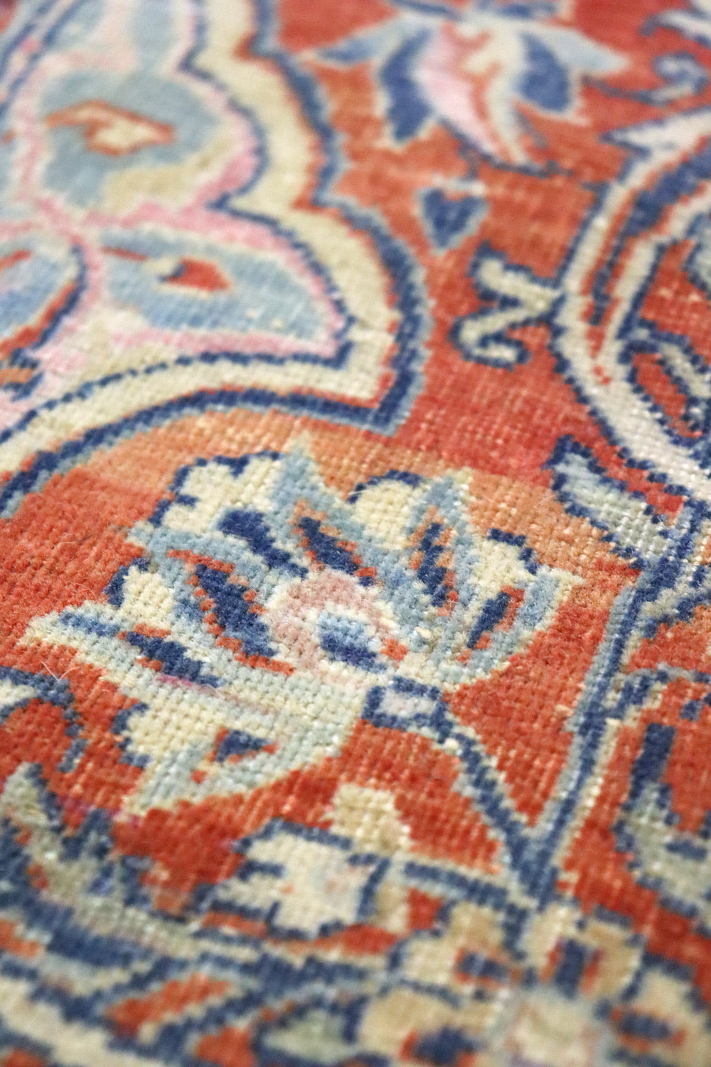 Vintage Dabir Kashan Handwoven Traditional Rug, J67701