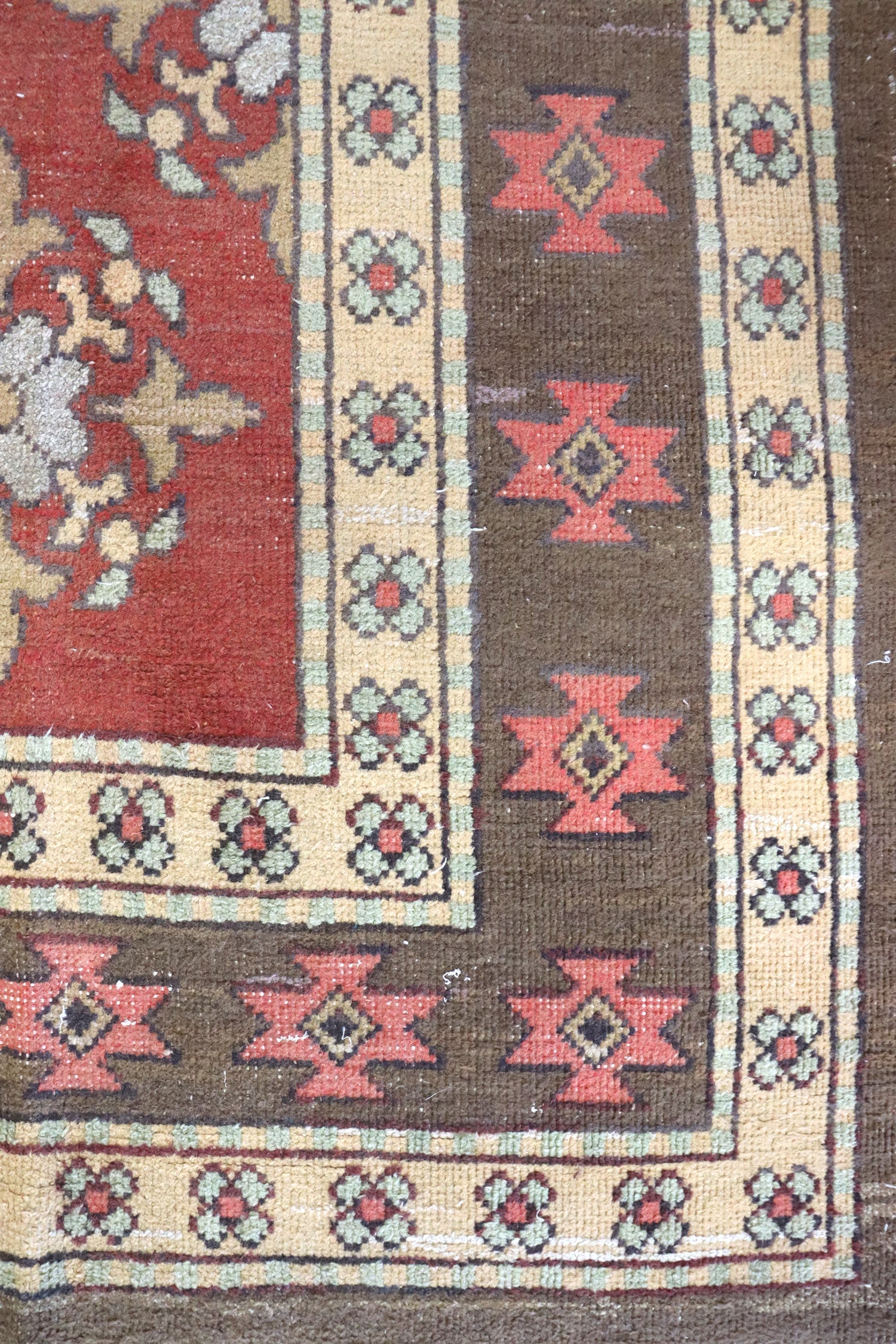 Vintage European Handwoven Traditional Rug | Landry & Arcari