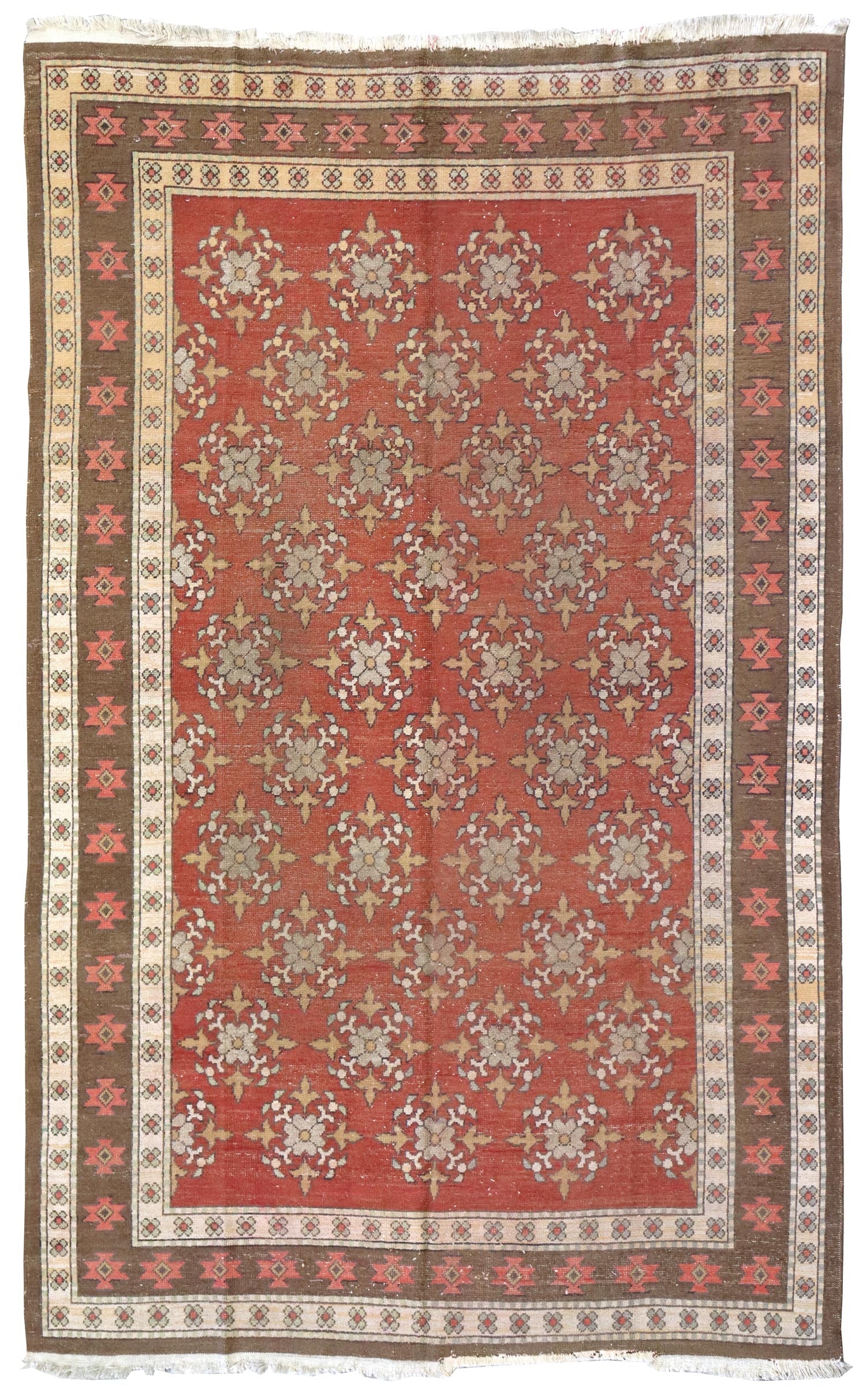 Vintage European Handwoven Traditional Rug | Landry & Arcari