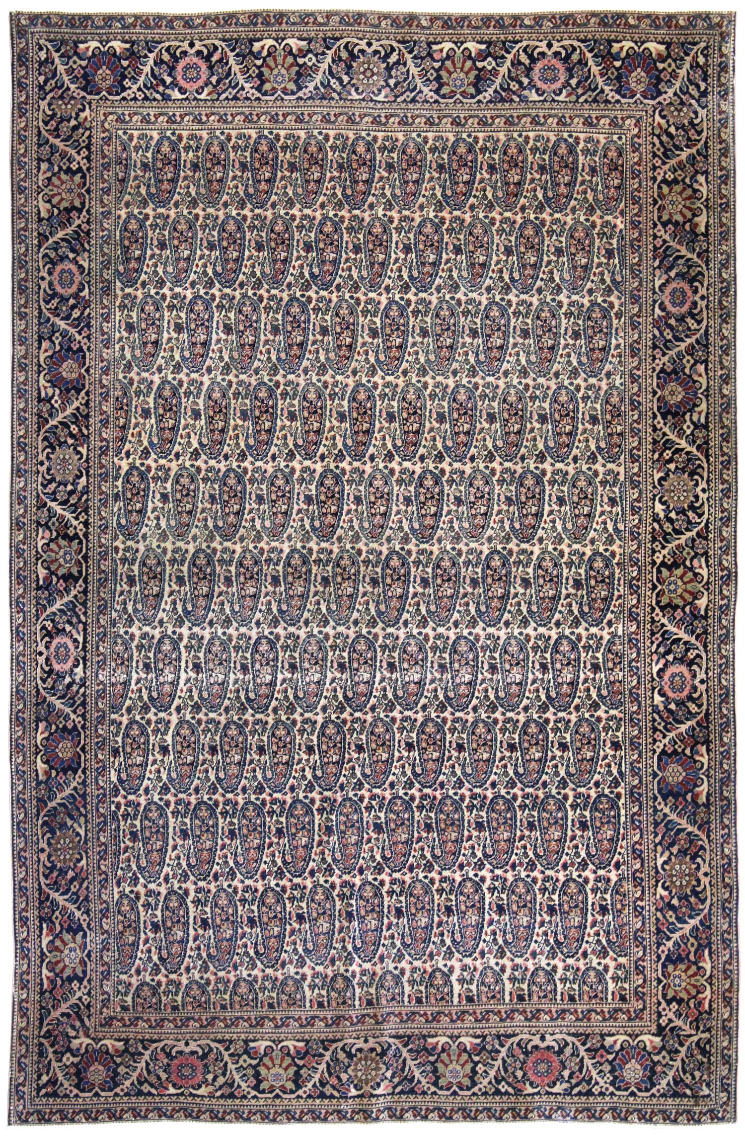 Antique Ferahan Sarouk Handwoven Traditional Rug