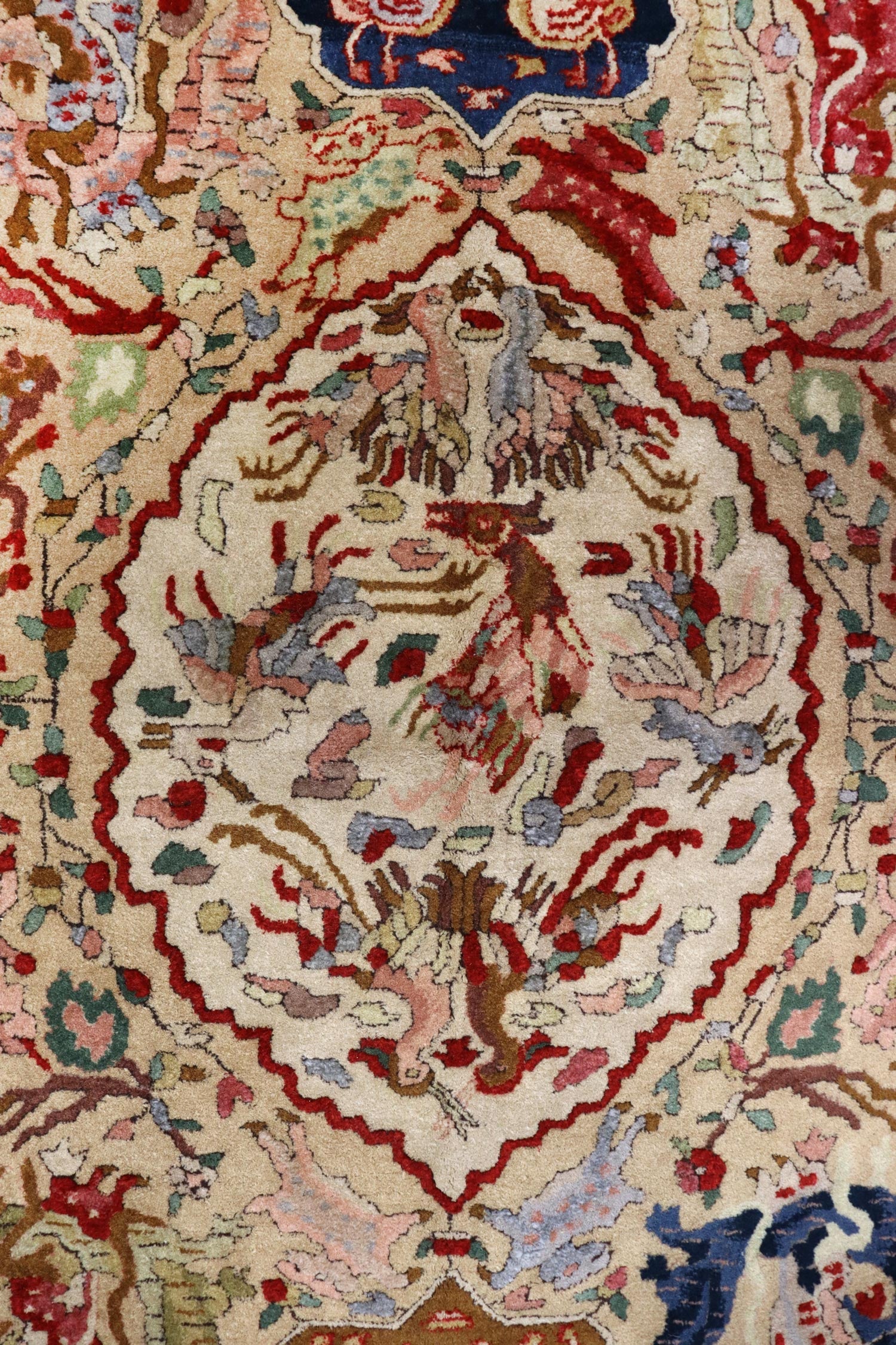 German Rug Design Antique German Hooked Rug Handwoven Traditional Rug | Landry & Arcari