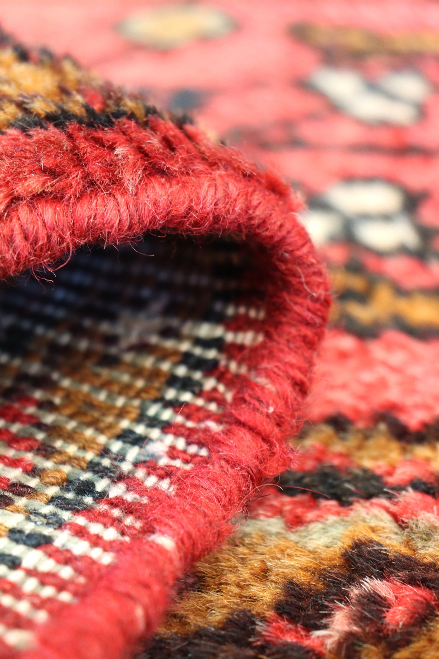 Vintage Hamadan Handwoven Traditional Rug, 69527