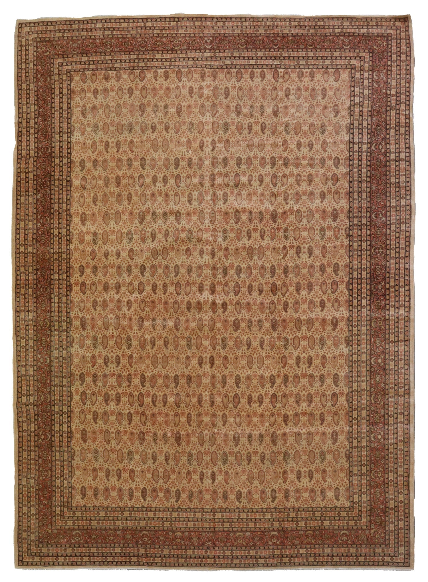 Antique Hereke Handwoven Traditional Rug