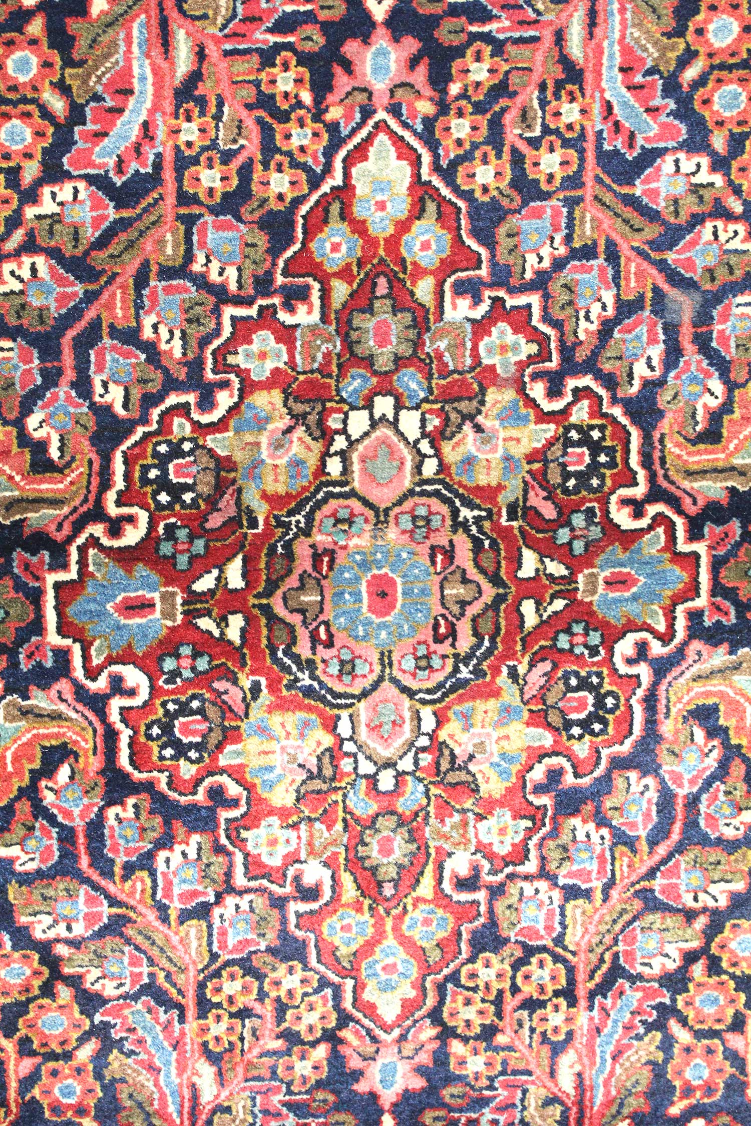Antique Jozan Sarouk Handwoven Traditional Rug, JF8315