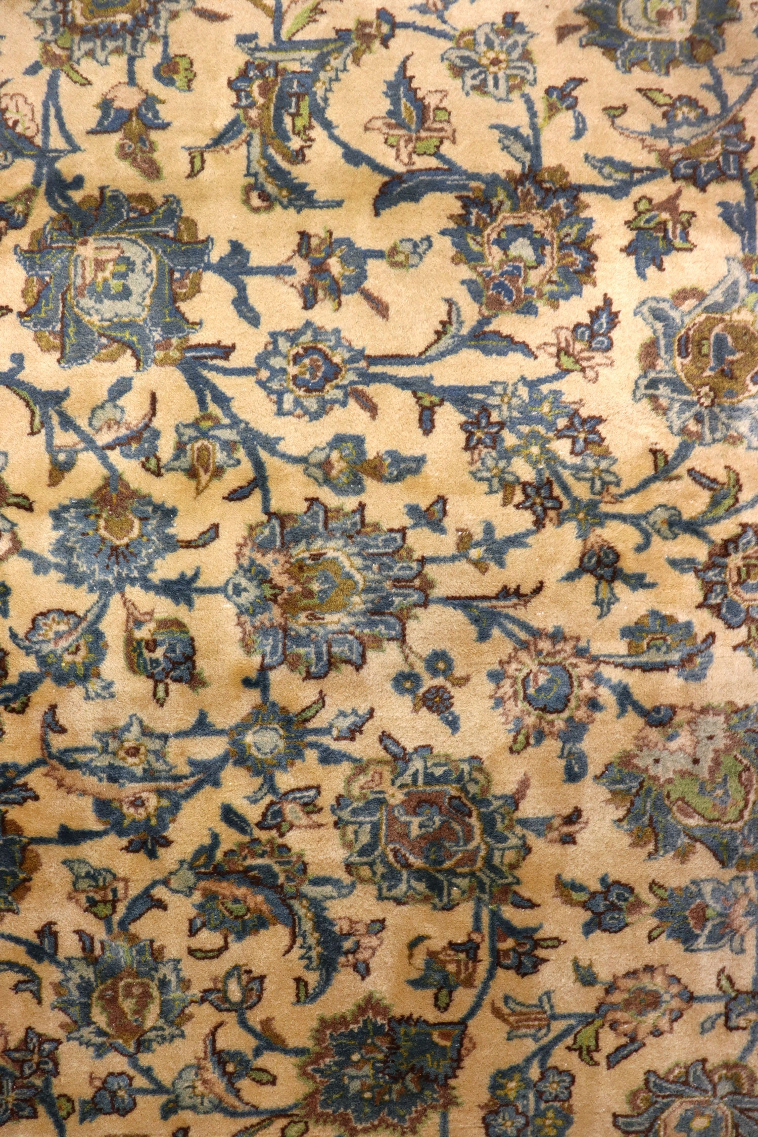 Antique Kashan Handwoven Traditional Rug, J65492
